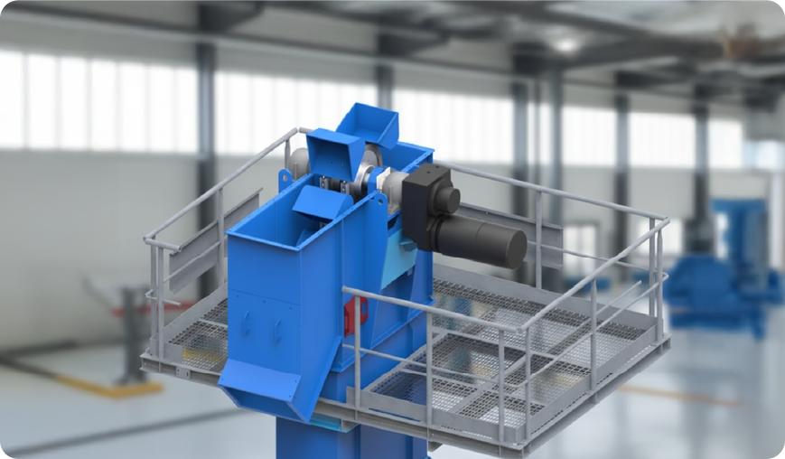 Imagem ilustrativa de solução para movimentação industrial