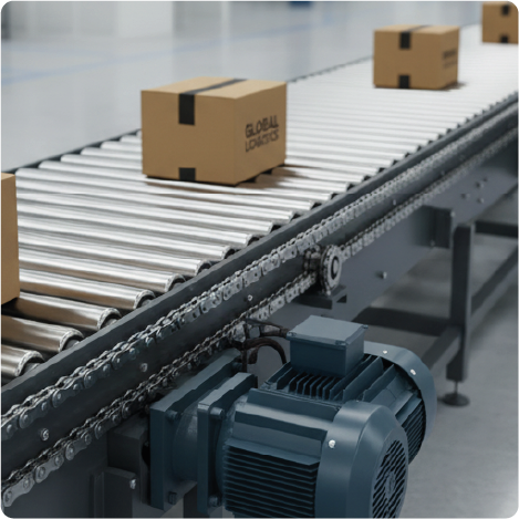 Imagem de Esteira de Roletes Acionados.