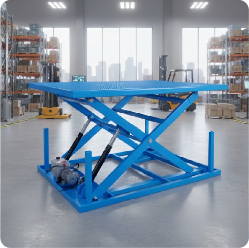 Imagem de Mesas e Plataforma Elevatória