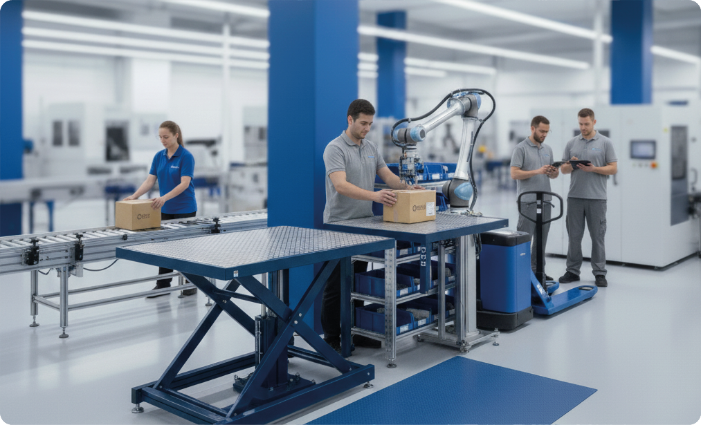 Imagem ilustrativa de solução para manuseio de materiais